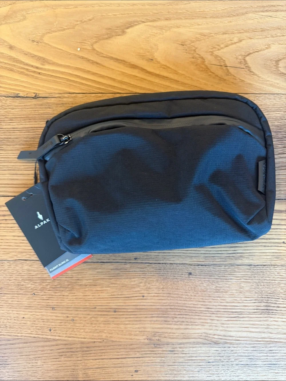 NWT ALPAKA Flight Sling 2L Black Gray EDC Crossbody Bag #5